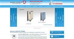 Desktop Screenshot of makvolt.com